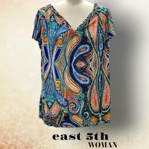 East 5th Paisley top